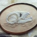 Vampire Bat Skull Brooch, Miniature Hand-Embroidery.