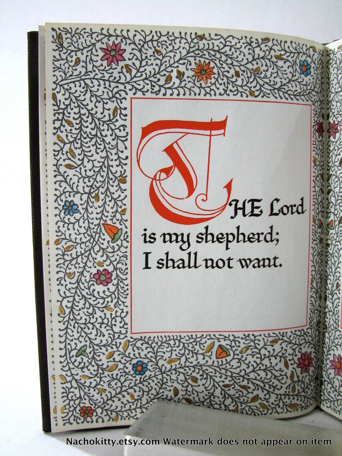 Rare Kurt Volk Artistic 23rd Psalm, Limited Edition 1944