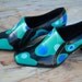 One of a Kind, Hand Painted Womens Shoes Size 8.5, 30% OFF SALE