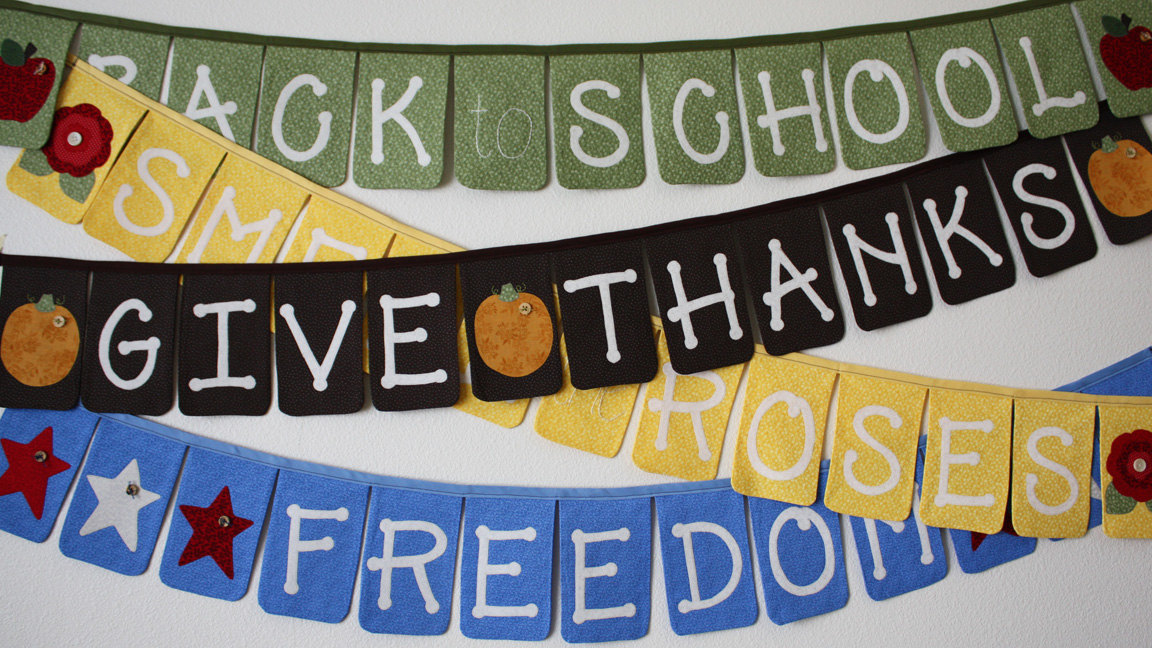 Finished Banners - Every Day a Celebration