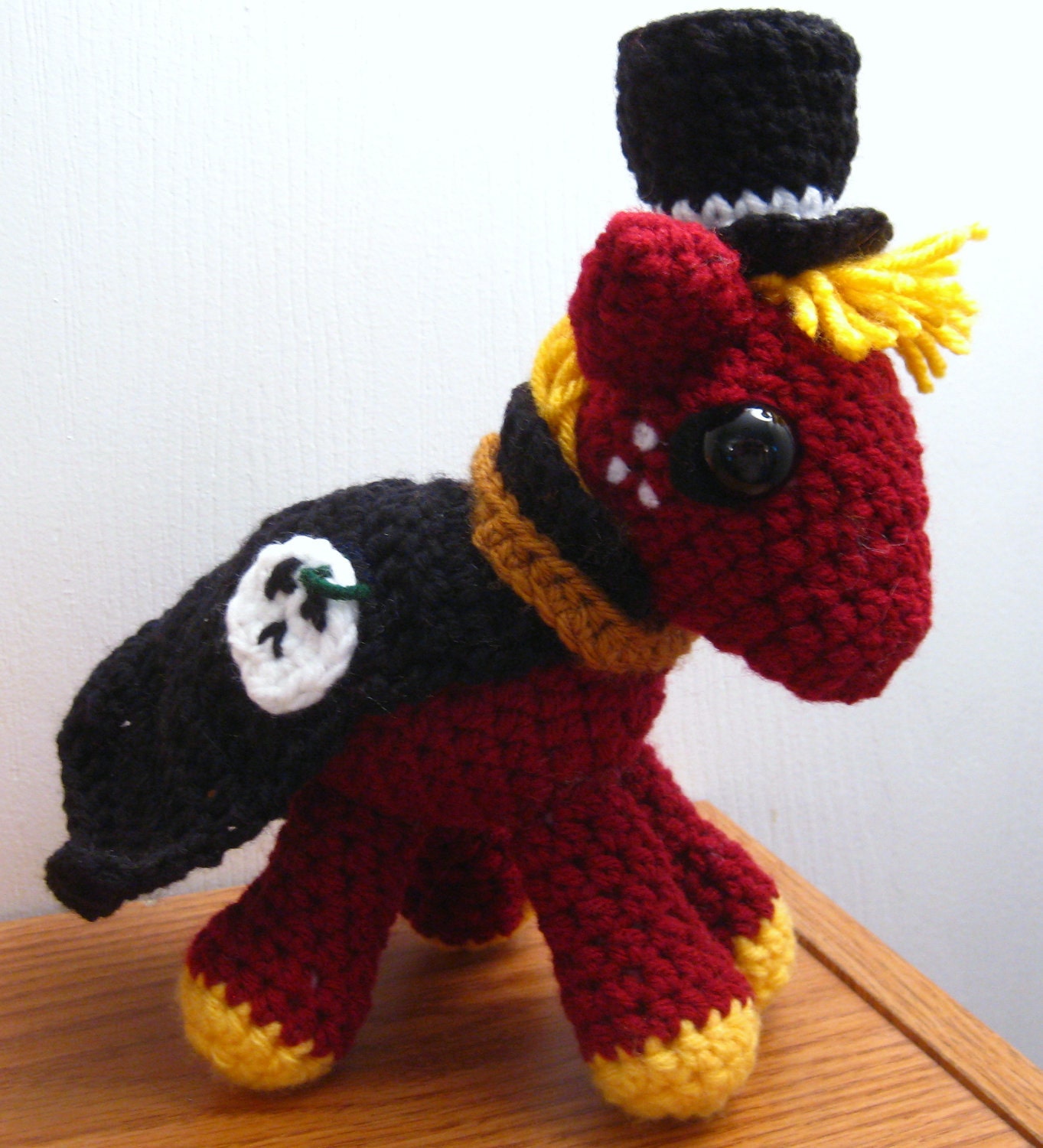 Nightmare Night Big Macintosh - My Little Pony Friendship is Magic Amigurumi Crocheted MLP Plush Doll