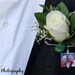 BP2 - Grooms Pin Boutonniere Memorial Photo Charm -  Medium - Custom Photo Wedding Accessory