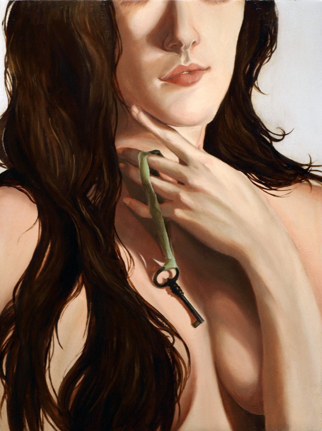The Key, a feminine potrait - Limited Edition fine art print