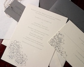 Succulent Wedding Invitation Sample - "Tarrytown"