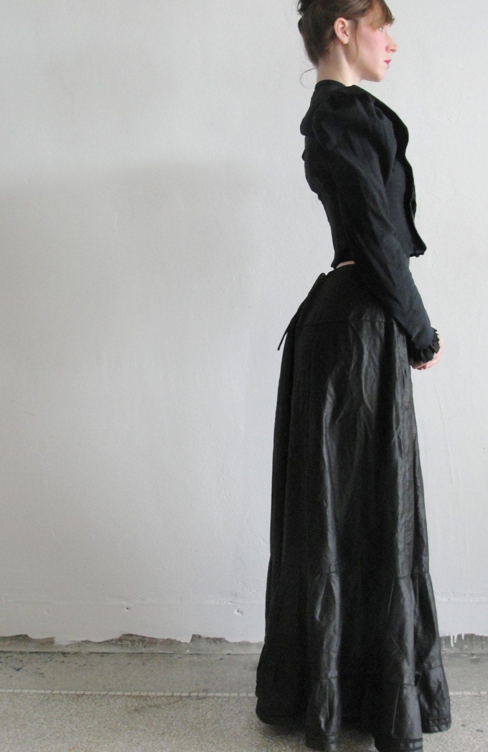 RESERVED . On Hold .  Antique 1800s Victorian Skirt