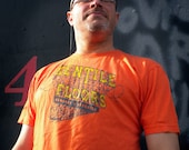 Man's Kentile Floors Sign Tee in Orange - S, M, L, XL
