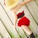 Ruffle Bum Bloomer - Red Infant, Baby and Toddlers Sizes