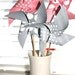Pinwheels 4 Large Twirlable Pinwheels U Pick PINK and GRAY Polkadot