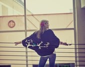 SALE Organic Bird and Branch Womens Cardigan Wrap Jacket... One Size Fits All