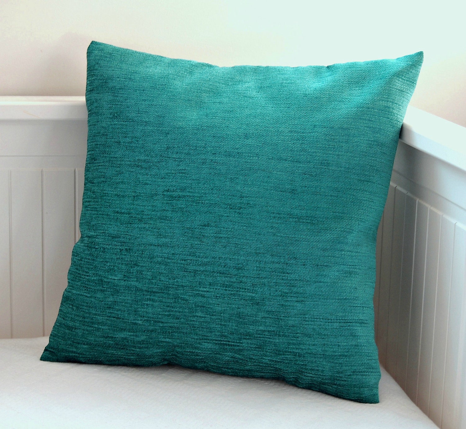 blue teal cushion cover accent pillow cover 16 by LittleJoobieBoo