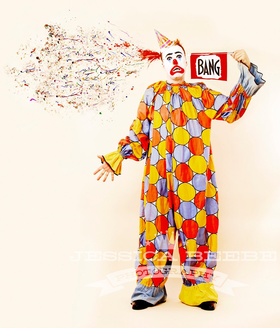Last Kiddie Party Clown Humor Art Photo Print
