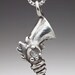 Silver Ray Gun Charm