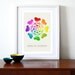 Eames poster print - Keep On Rocking 2 - A3 Midcentury modern chair Herman Miller furniture home