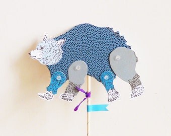 DIY Paper Puppet - BEAR