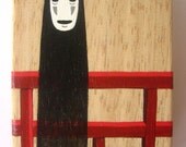 Spirited Away Hand Painted wooden Box Studio Ghibli No Face 3