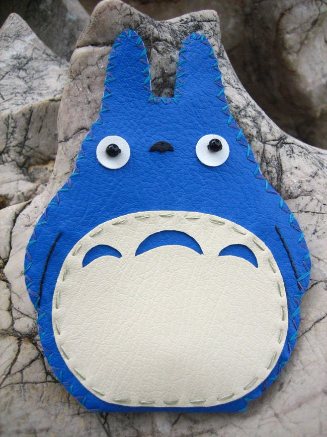 My Neighbor Totoro Blue Coin Leatherette bag purse doll