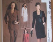 Women's Dress, Jacket, Skirt and Pants Size 8-10-12-14 UNCUT McCall's 4232 Sewing Pattern