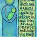 Fresh and Magical Spirits (5x7 doodle print) ***set of 2 reserved for Heather***