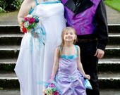 Pretty Princess Flower Girl Dress or Costume, adorable cupcake dress, flower girl, customizable dress, lil girl dress