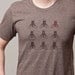 men's tshirt - fly tshirt - insect tshirt - American Apparel tri-blend track tee - coffee brown - FREE SHIPPING - flytrap
