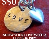 50 dollar Gift Certificate for Life is Rosey: Jewelry that Speaks - A great Gift for Him or Her
