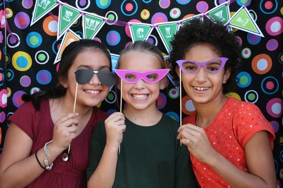 Carnival Printable PHOTOBOOTH PROPS - EDITABLE Text Instant Download Il_570xn