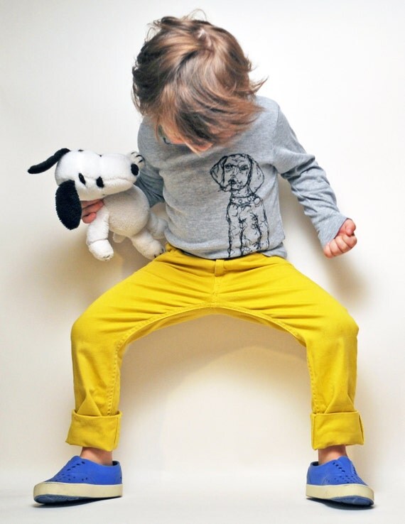 Puppy Toddler Tee- Long Sleeve