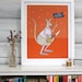 Crafteroo print. Kangaroo  mom with her kiddos make something.