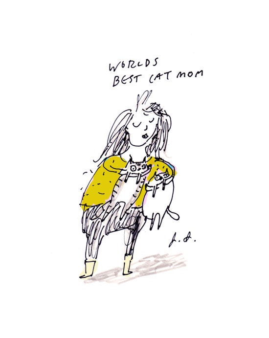 World's Best Cat Mom Card