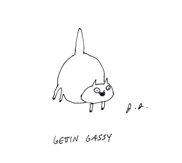 Bathroom Art- Gettin Gassy
