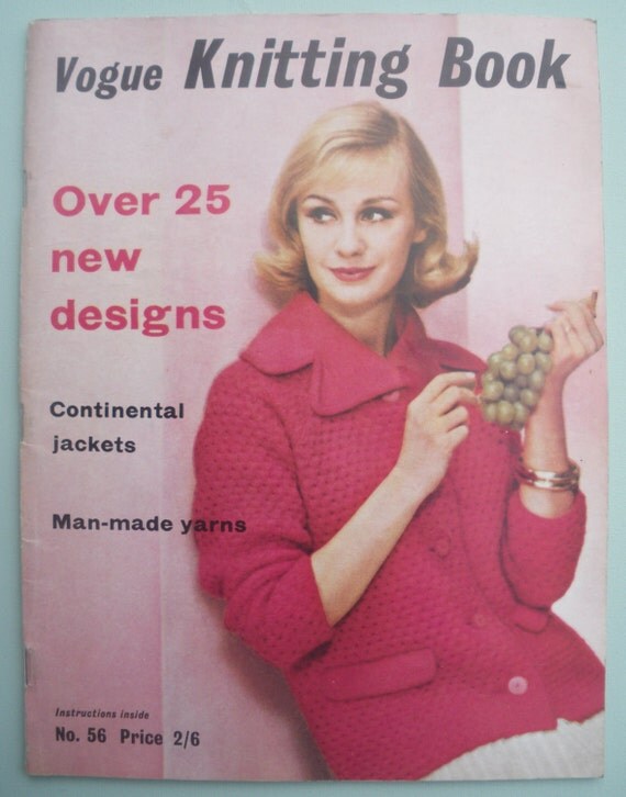 Vogue Knitting Book No 56 1960 Vintage by sewmuchfrippery