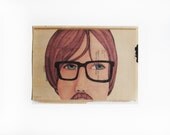 Fine Art Unique Print - Guy in Glasses and Mustache