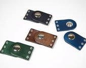 Leather End pieces, Leather clasp, leather supplies, Hand Dyed Firm Veg-Tanned Tooling Belt Leather Tafuri Tough
