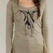 Womens long sleeve tshirt - Elephant on Alternative Apparel Long Sleeved tee