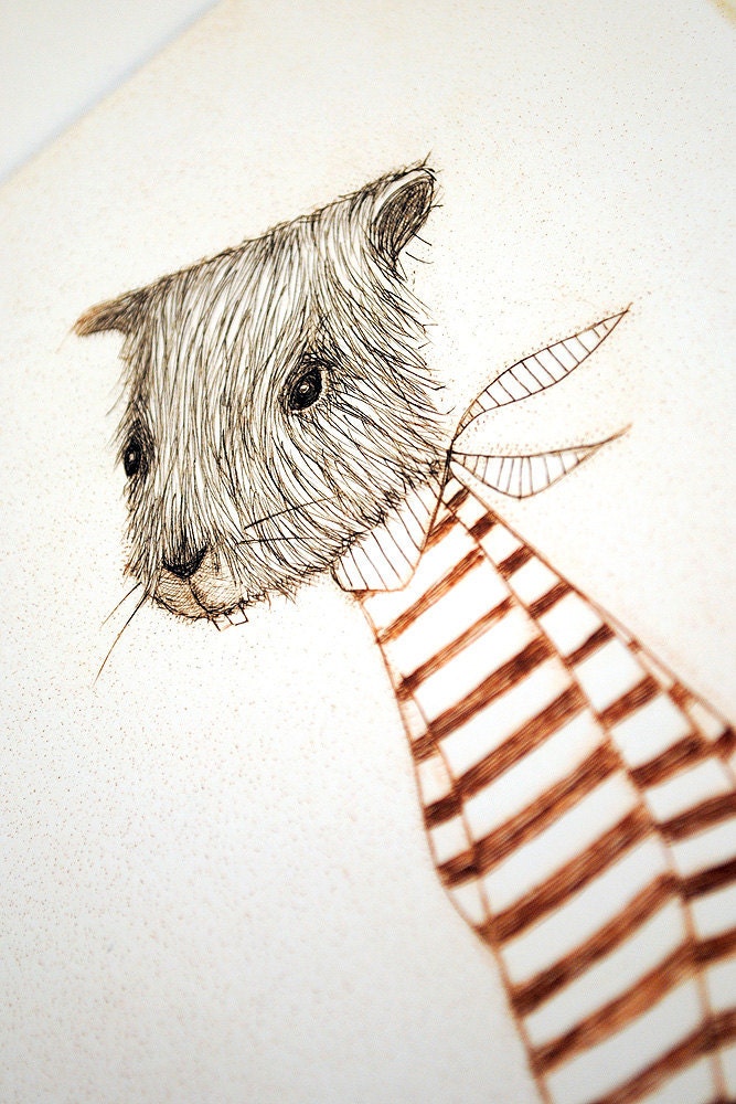Afternoon Tea No. 13, The Beaver, Drypoint