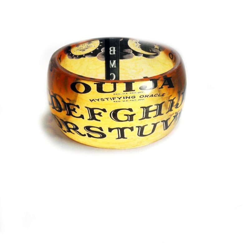 Ouija  XL SUPER CHUNKY bangle, bracelet, by BuyMyCrap