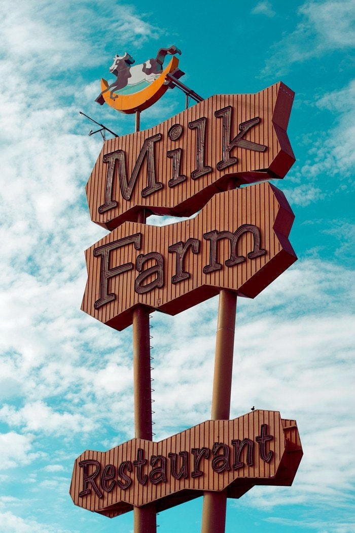Milk Farm, 8x10 Metallic Print, Edition of 50