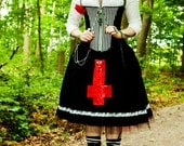 Fluffer Designs Saint Rita Corset and Tutu style Skirt