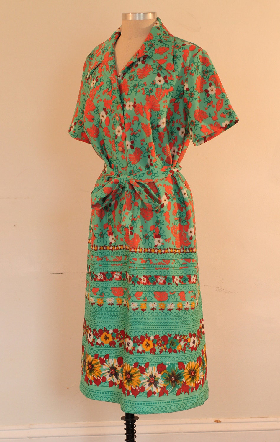 SUMMER SALE 50% OFF : Neptune Summer Polyester Vintage Dress
