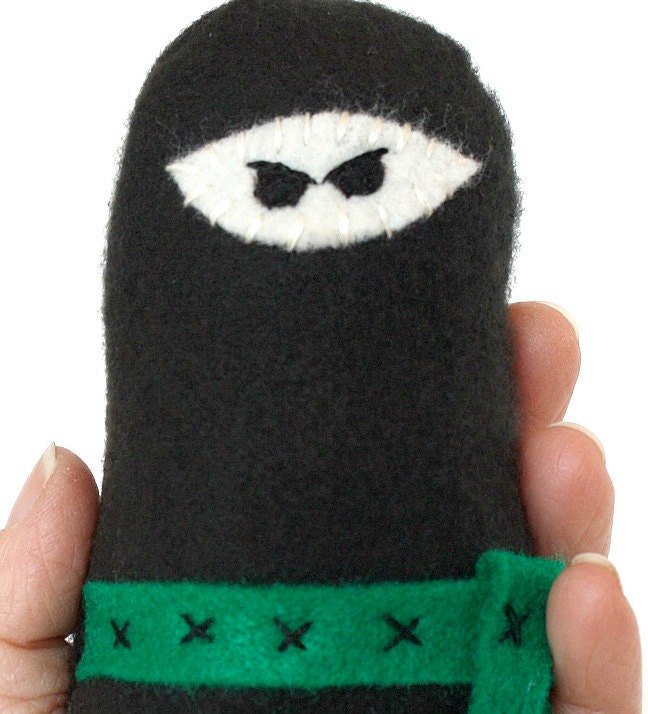Baby Rattle Teether - Ninja - Green Belt - Pocket Ninja