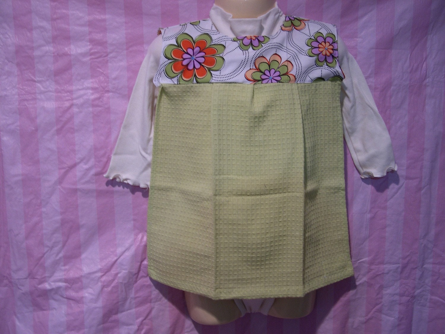 Peace Flower Lap Bib