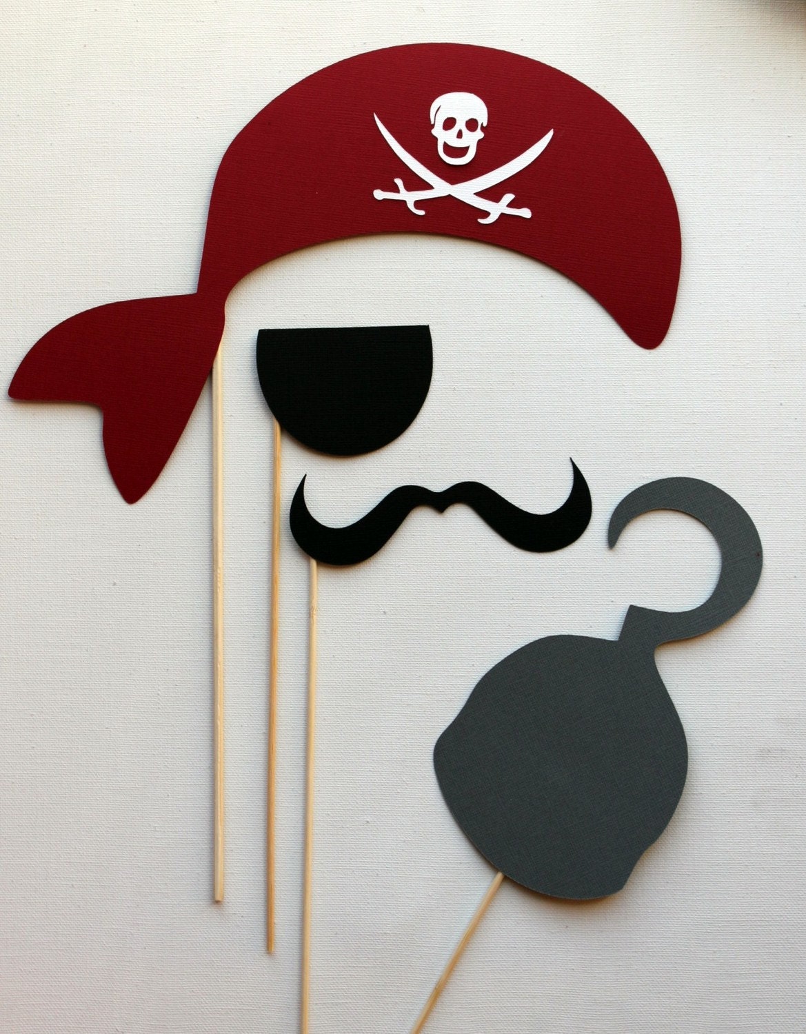 Photo Booth Props. Pirate PhotoBooth Prop Kit
