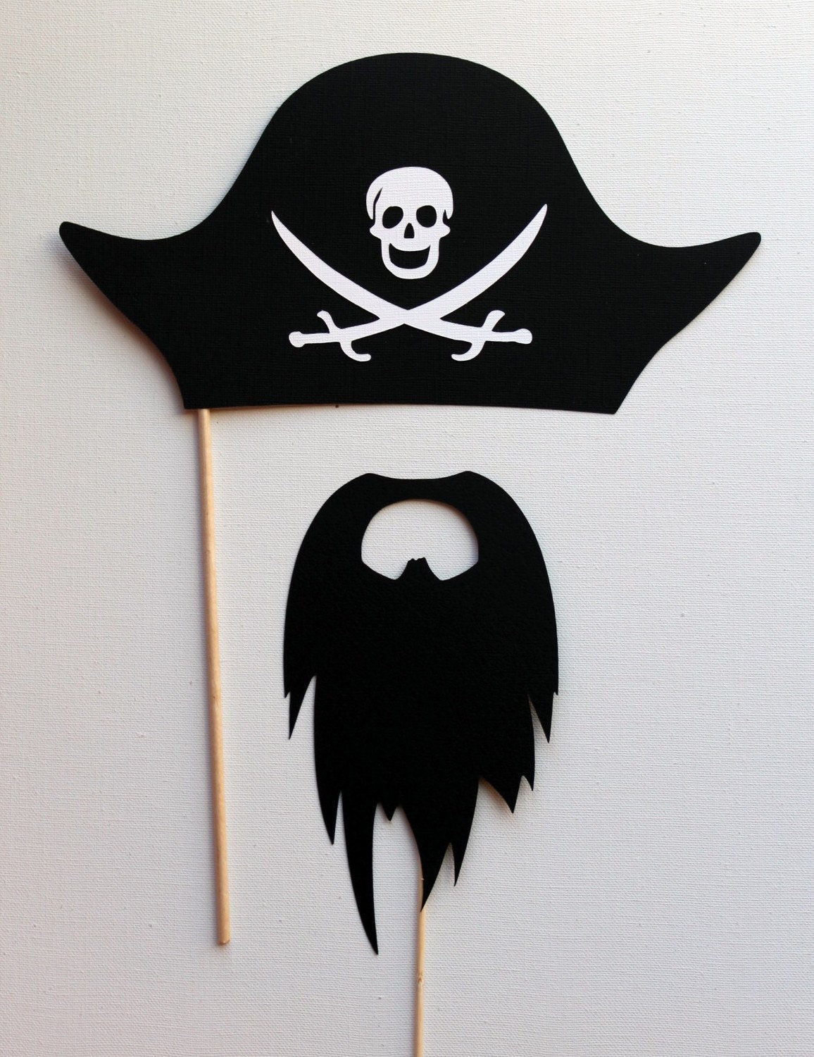 Photo Booth Props. Pirate PhotoBooth Prop Kit