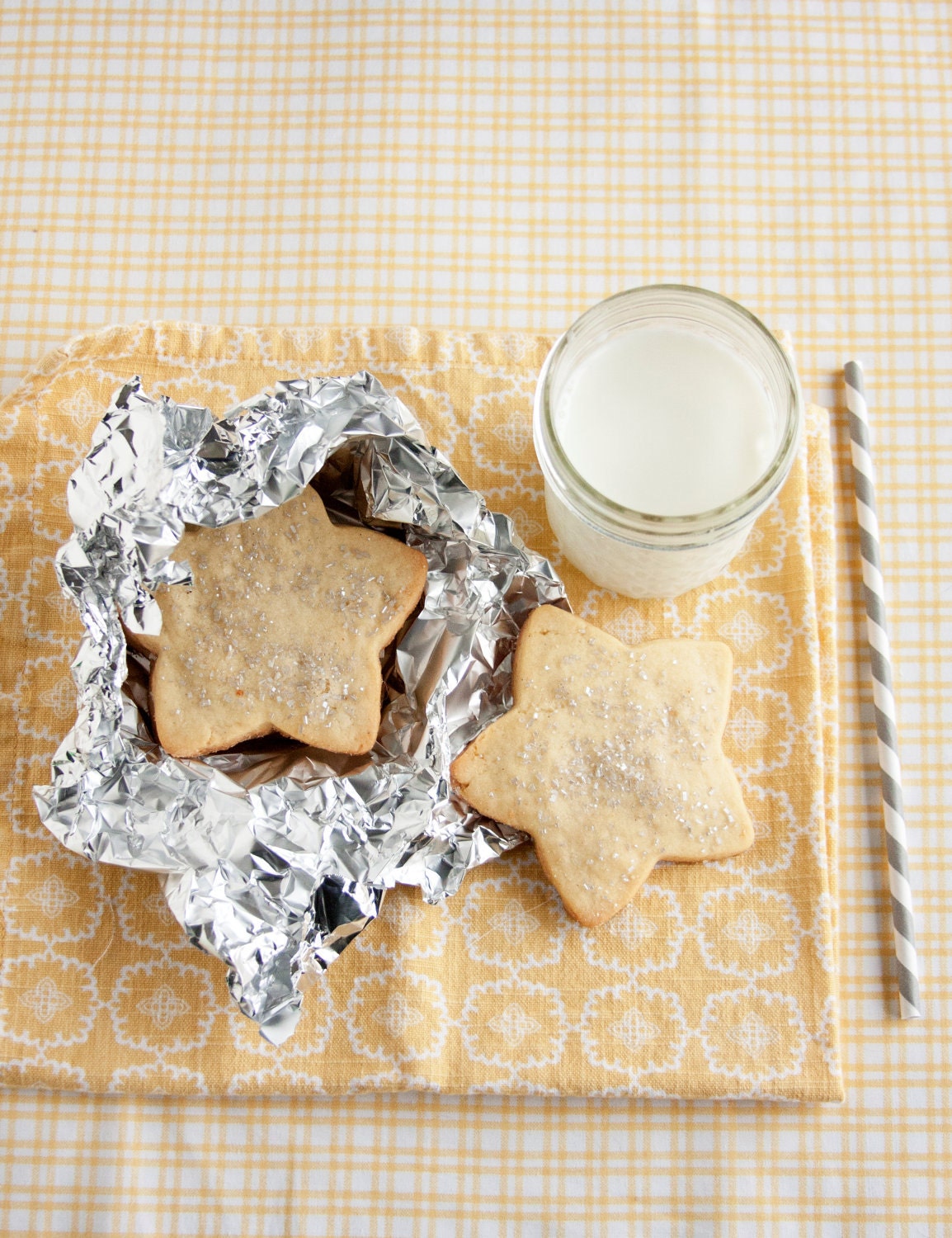 Silver Star Vanilla Bean Sugar Cookies - 2 dozen