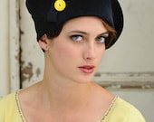 Black Cloche- Made to order
