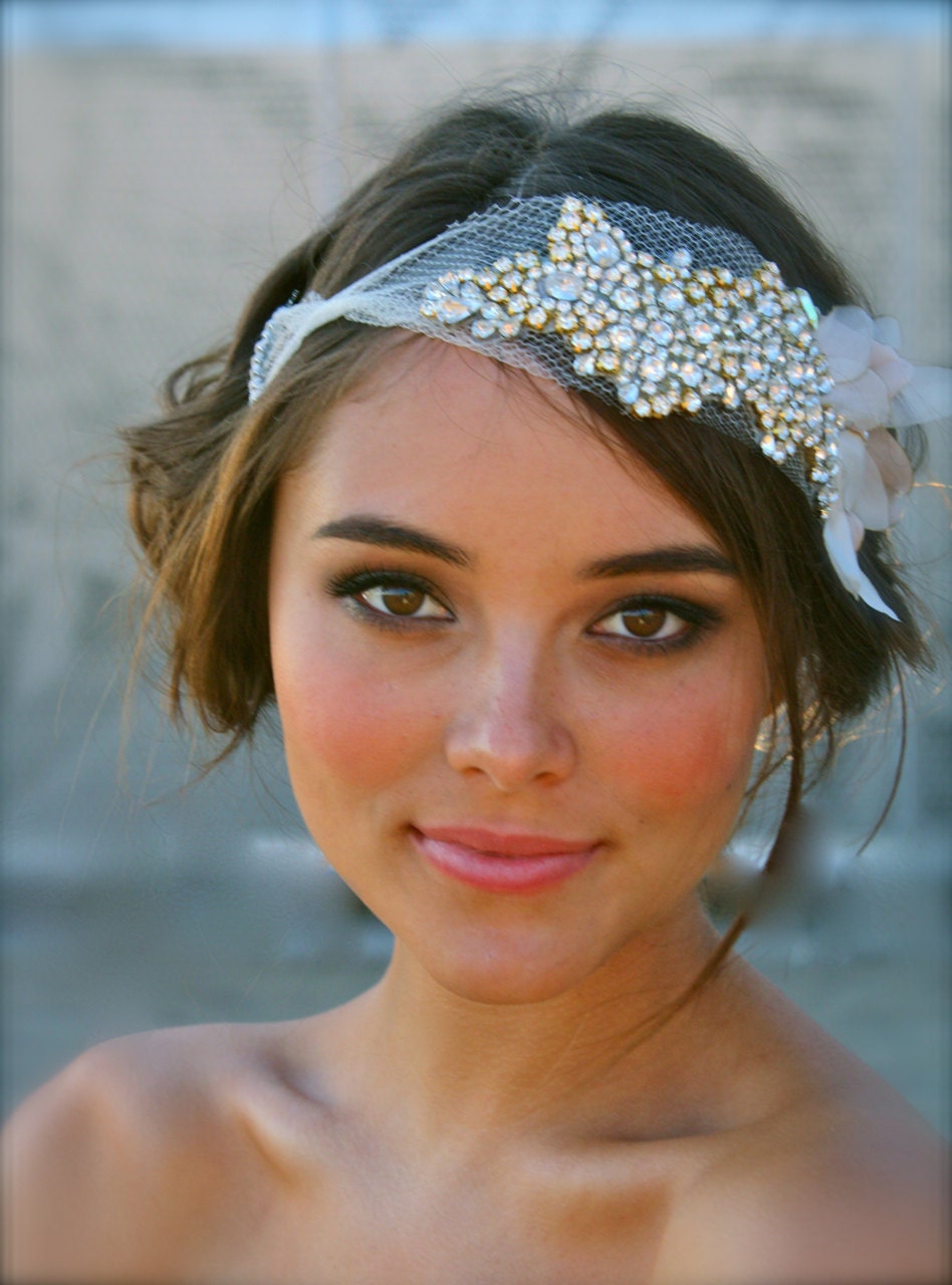 The Classic Crystal and Petal Bandeau- Mini