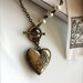 A Vintage Inspired Floral Bouquet Heart Locket. Ivory Crystal Pearls Locket Necklace. Bridesmaid Gifts. Valentine Gift For Her.
