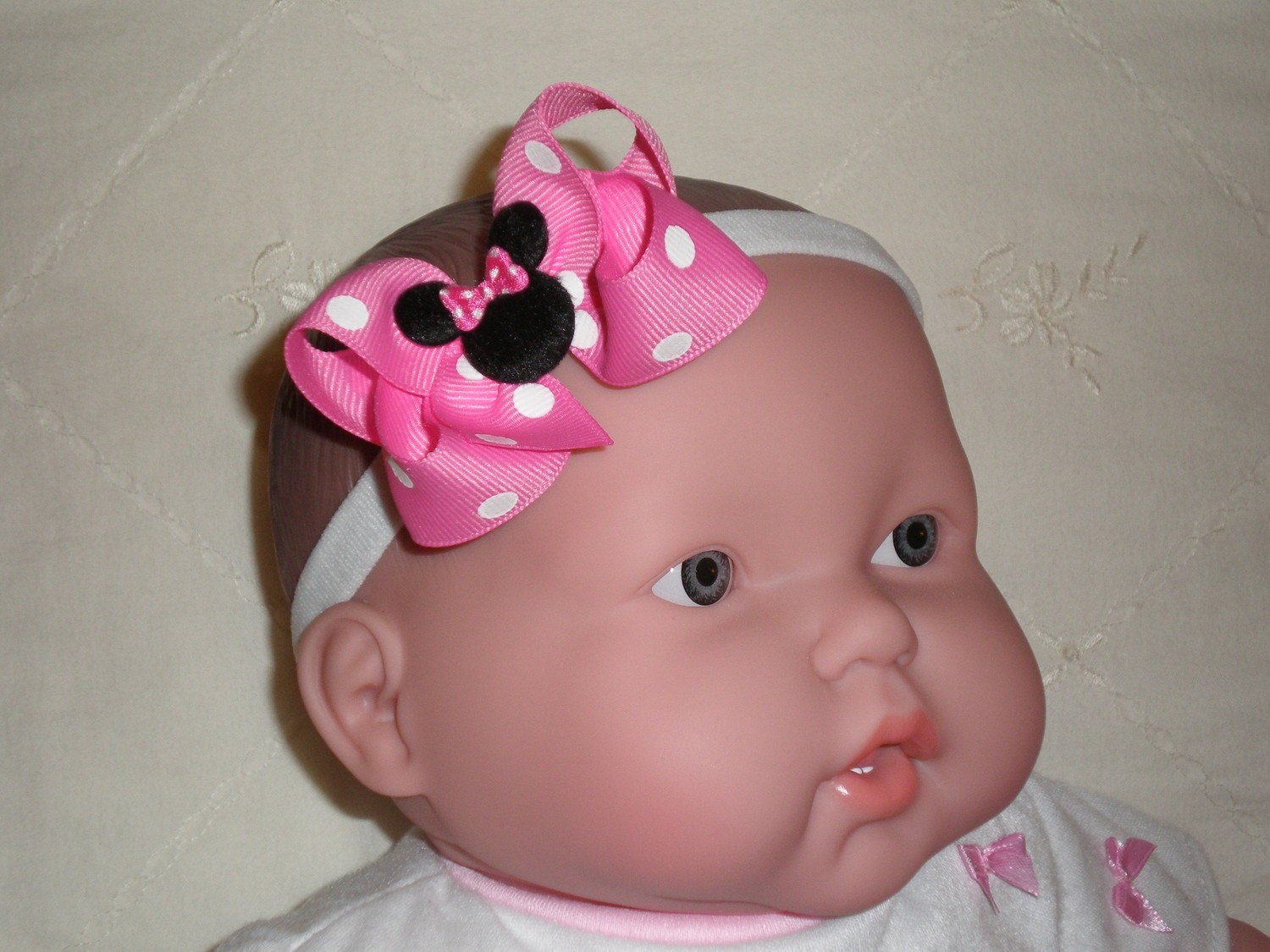 Minnie Mouse Hair Bow Headband
