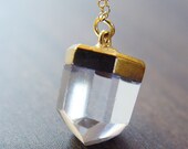 Vanilla Quartz gold Necklace