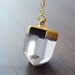 Vanilla Quartz gold Necklace